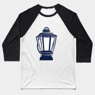 Lantern Navy Shadow Silhouette Anime Style Collection No. 416 Baseball T-Shirt